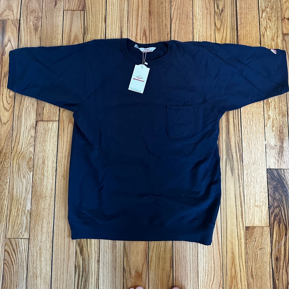 Battenwear S/S Reach-Up Sweatshirt Navy XL (fit runs small